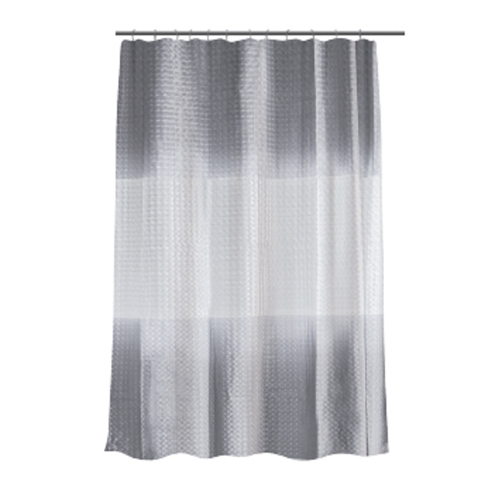 Шторка для ванной тм VETTA Кристалл Твин, ПЕВА 3D 90гр., 180x180 см, серый - #1