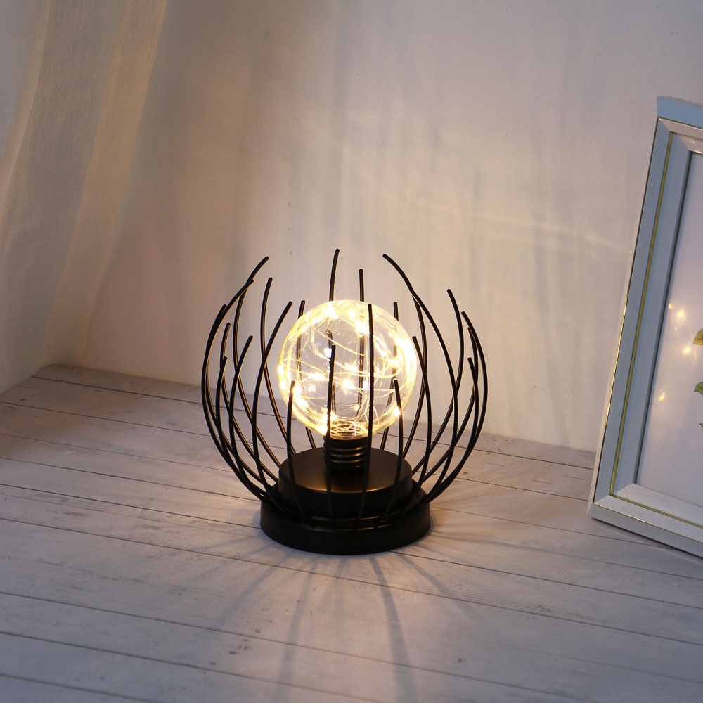 Светильник LED в стиле лофт, металл, 15х15х15,5 см, цвет черный - #4