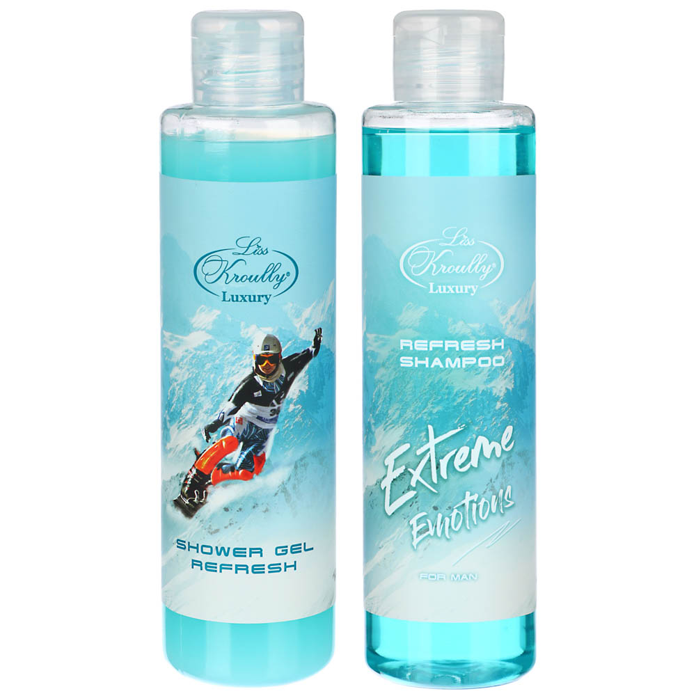 Набор подарочный мужской LISS KROULLY Extreme Emotion: гель для душа 260 мл + шампунь 260 мл - #3