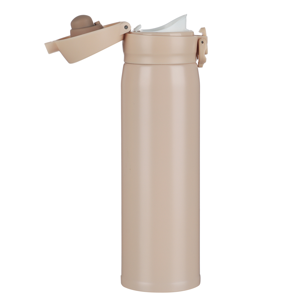 Термос-кружка тм SATOSHI Чегет с крышкой на защелке, 450мл, нерж.сталь - #5