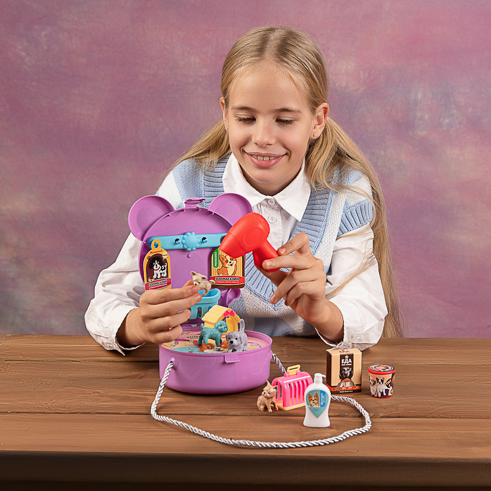 ИГРОЛЕНД Набор игровой в чемоданчике "Уход за питомцем", 19 пр., ABS, 18,5х20х25см - #12