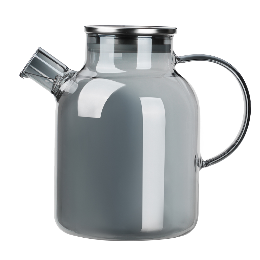 SATOSHI Графит Чайник заварочный 1,8л, стекло, нерж.сталь - #1