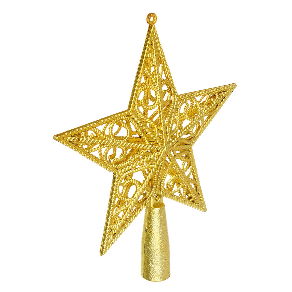 СНОУ БУМ Звезда на елку, 17,5 см, пластик, 26-767 - #2