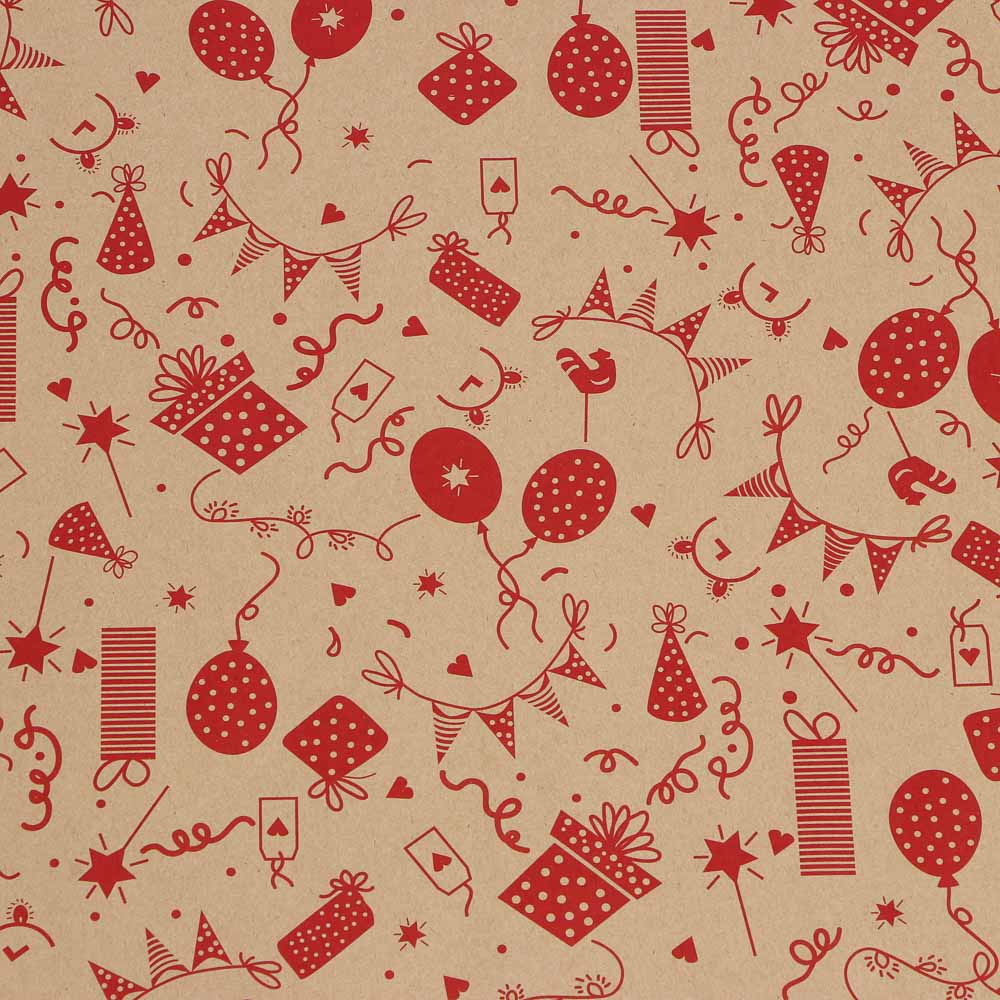 Бумага тм Fntastic подарочная, 70x100 см, 70 г односторонняя, 6 диз., арт.7 - #5