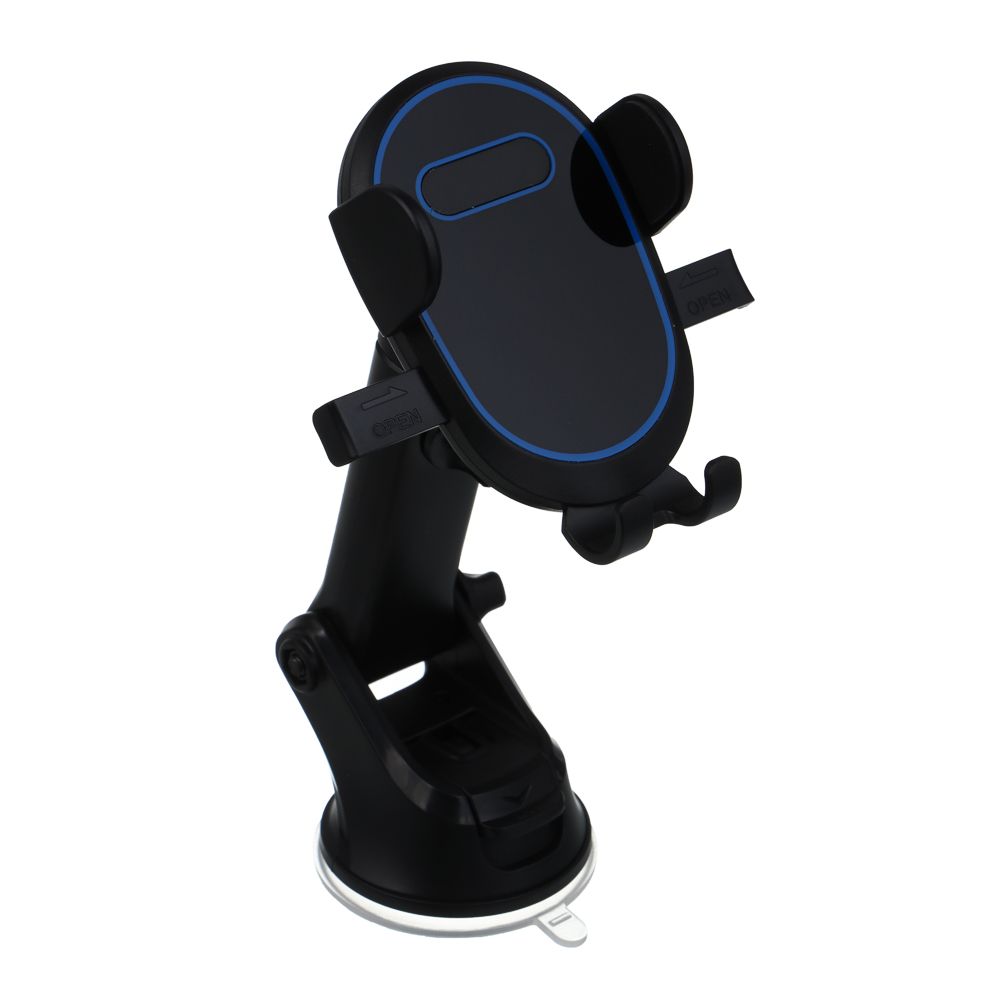 ЕРМАК Держатель смартфона на присоске, черный, синий - #1