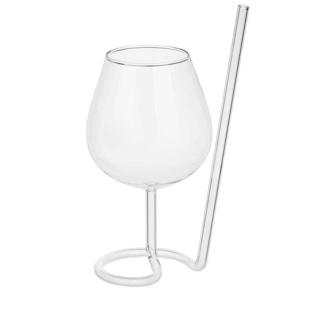MILLIMI Бокал с ножкой-трубочкой, 400 мл, стекло - #2