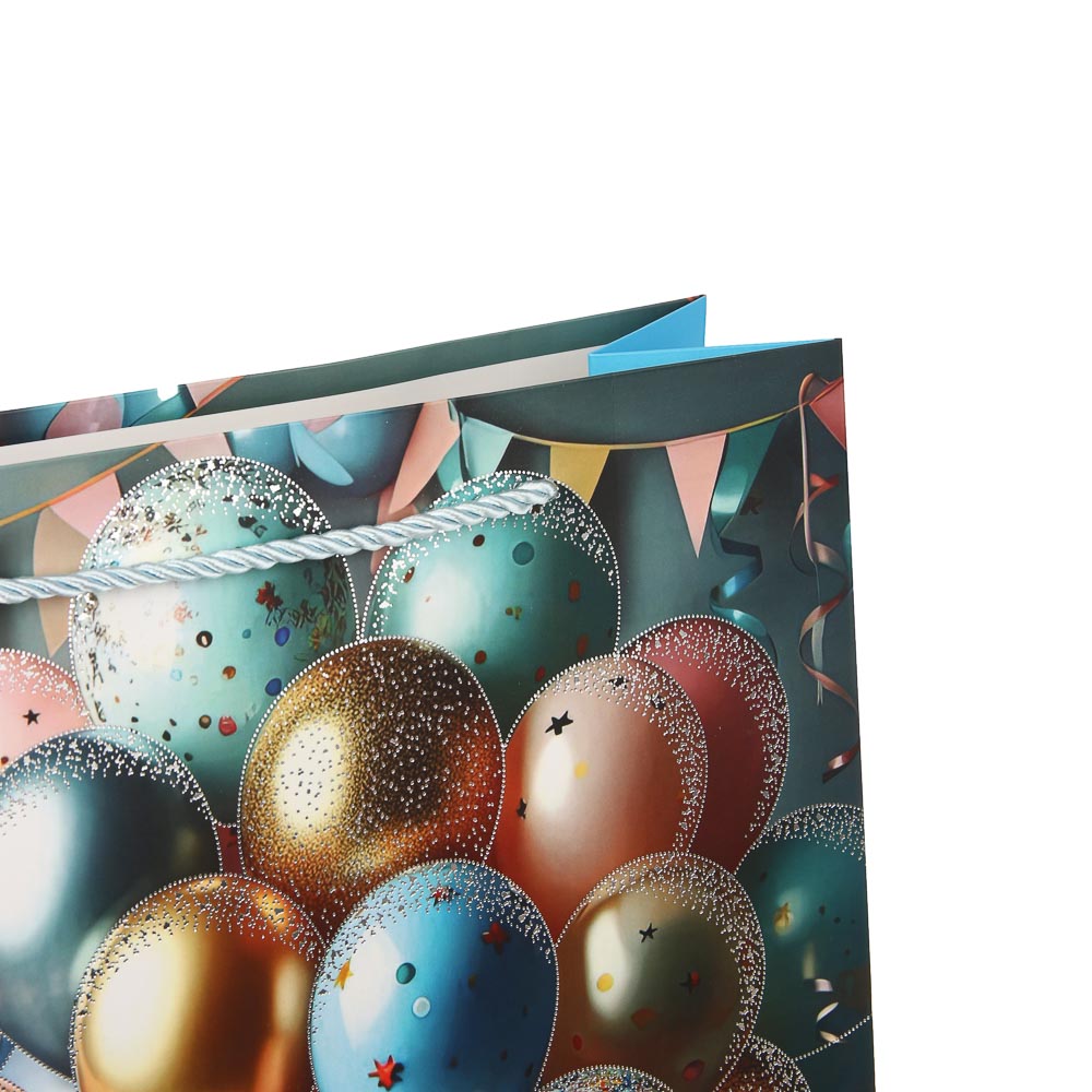 Пакет подарочный тм Fntastic L 26x32x10см, бумага, 4 дизайна - #3