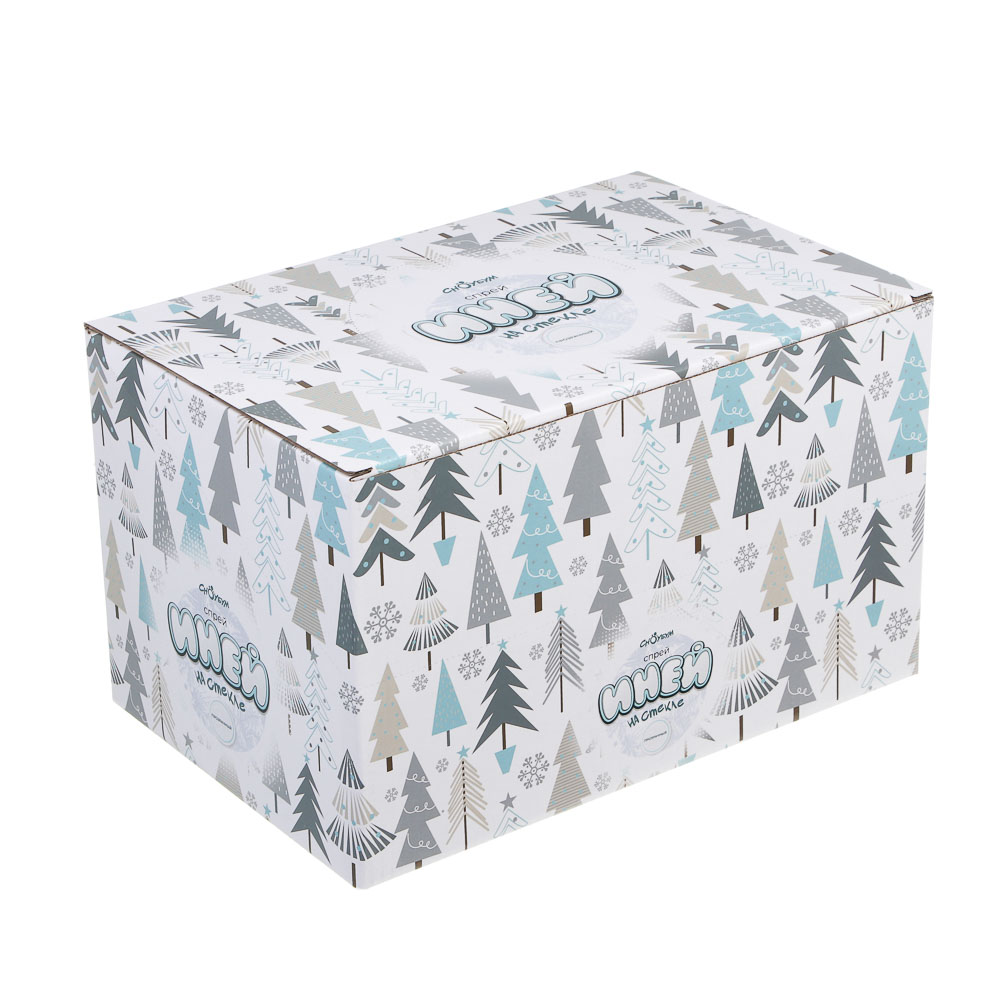 СНОУ БУМ Иней на стекле, спрей, прозрачный, масса нетто 45 г. - #3