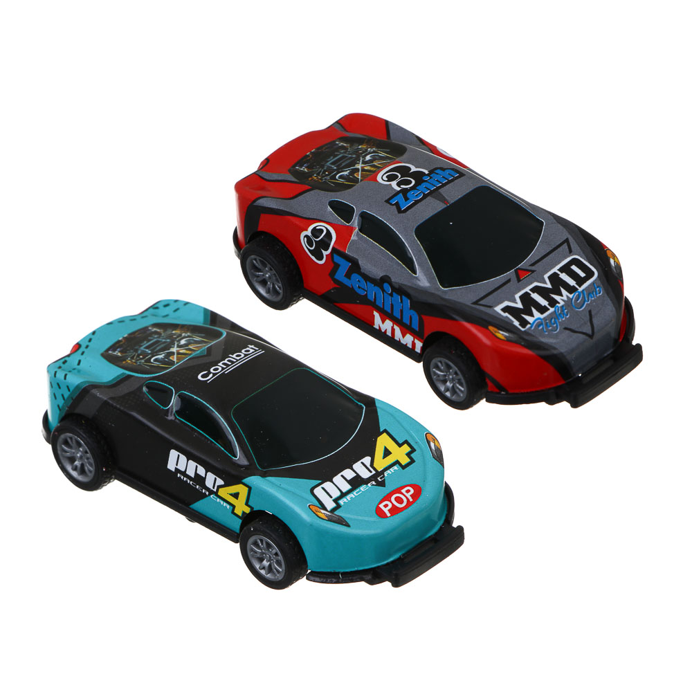 ИГРОЛЕНД Набор Машинка-перевертыш "Оборот 360", 2 шт., металл, 13х16,2х3см, 2 дизайна - #5