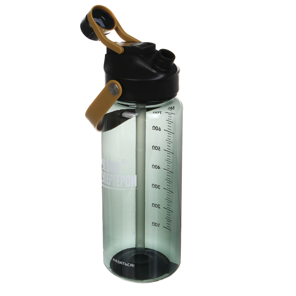 Бутылка для воды тм BY Русские Супергерои, 850мл, 24х8см, PC, PP, 2 цвета - #8