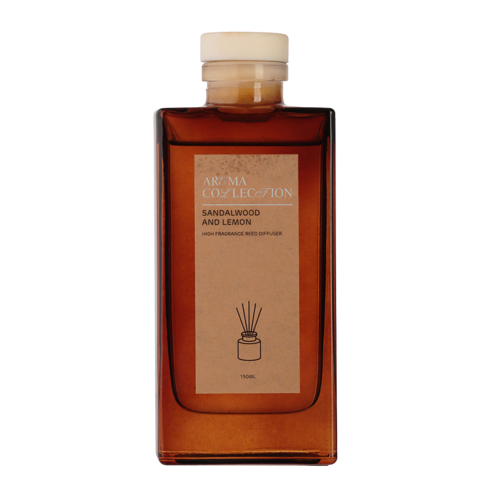 BY Аромадиффузор, с палочками, 150 мл, аромат (SANDALWOOD AND LEMON) - #4