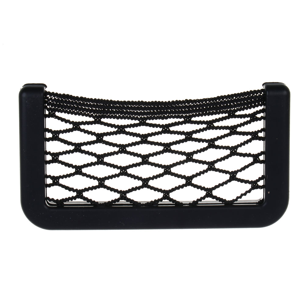 РОКОТ Карман-сетка под телефон, на клейкой ленте, 14,5x8см, чёрный - #2