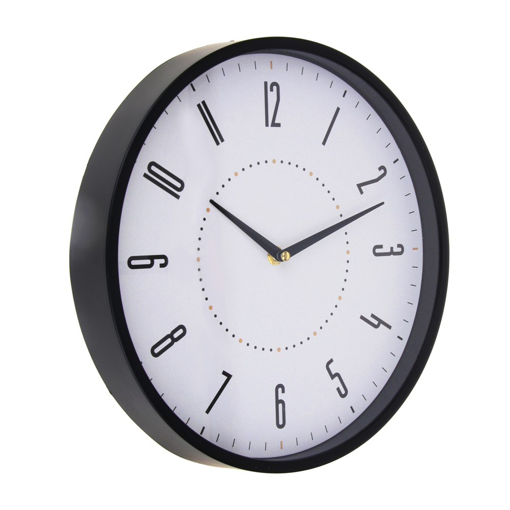 LADECOR CHRONO Часы настенные круглые, пластик, d30 см, тикающий ход, 1xАА, арт08-26 - #2