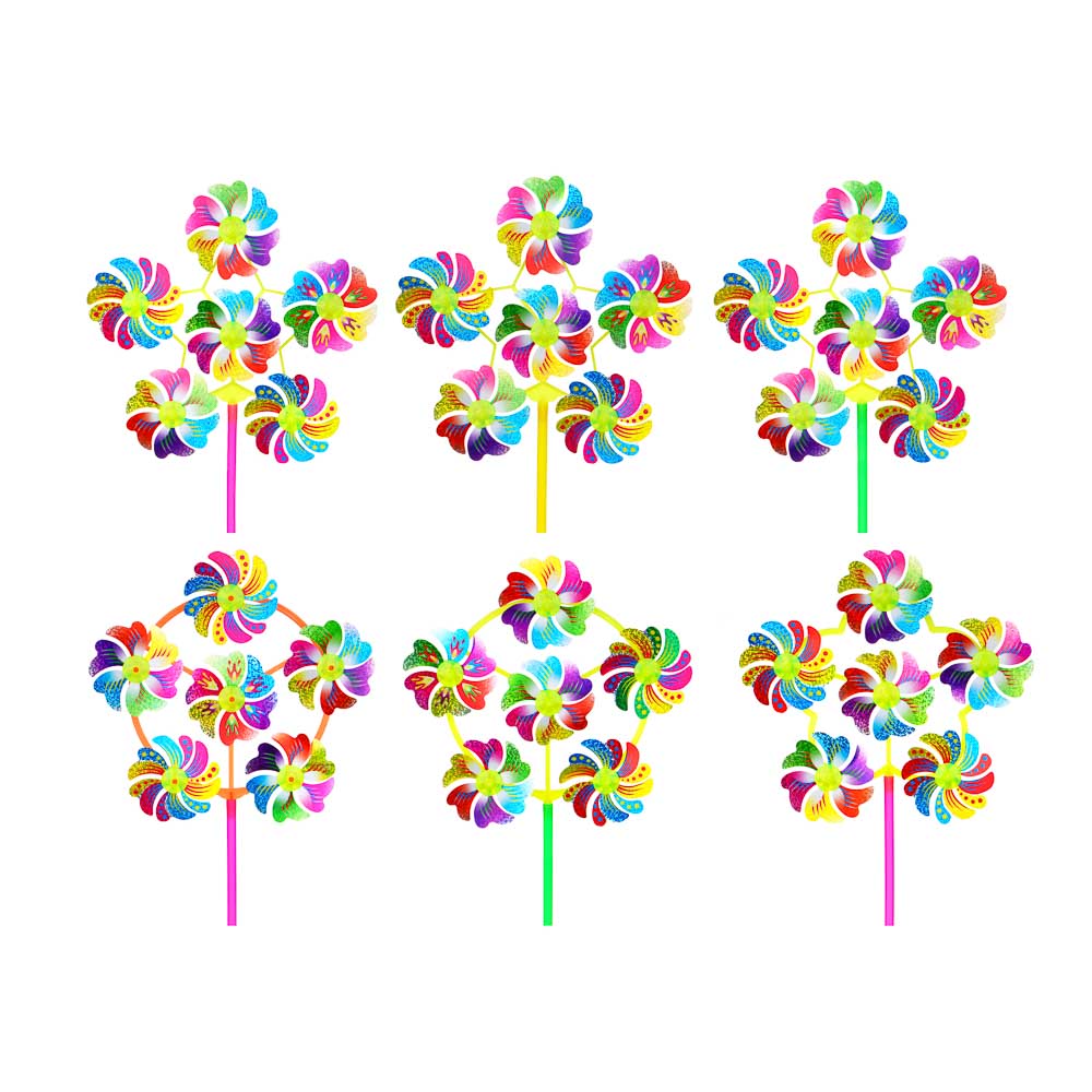 Ветрячок детский SilaPro "Цветочки", 49 см - #2