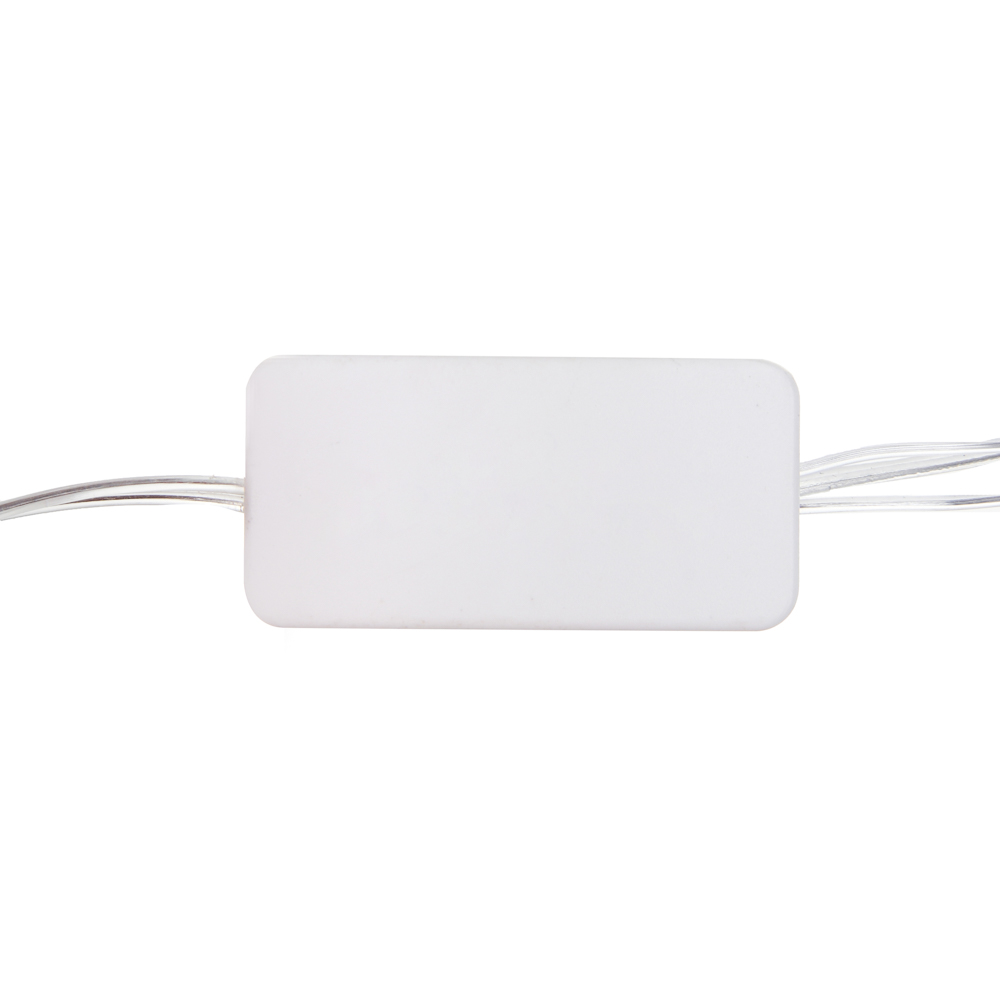 СНОУ БУМ Гирлянда эл. вьюн 4м, 20LED, белый, пост. свечение, ПВХ прозрачный, 220В - #5