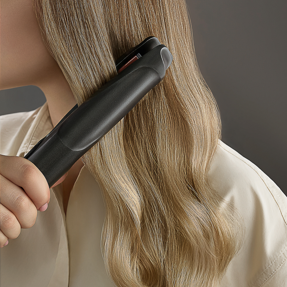 LEBEN Утюжок-выпрямитель для волос с изогнутыми пластинами, керамическое покрытие - #9