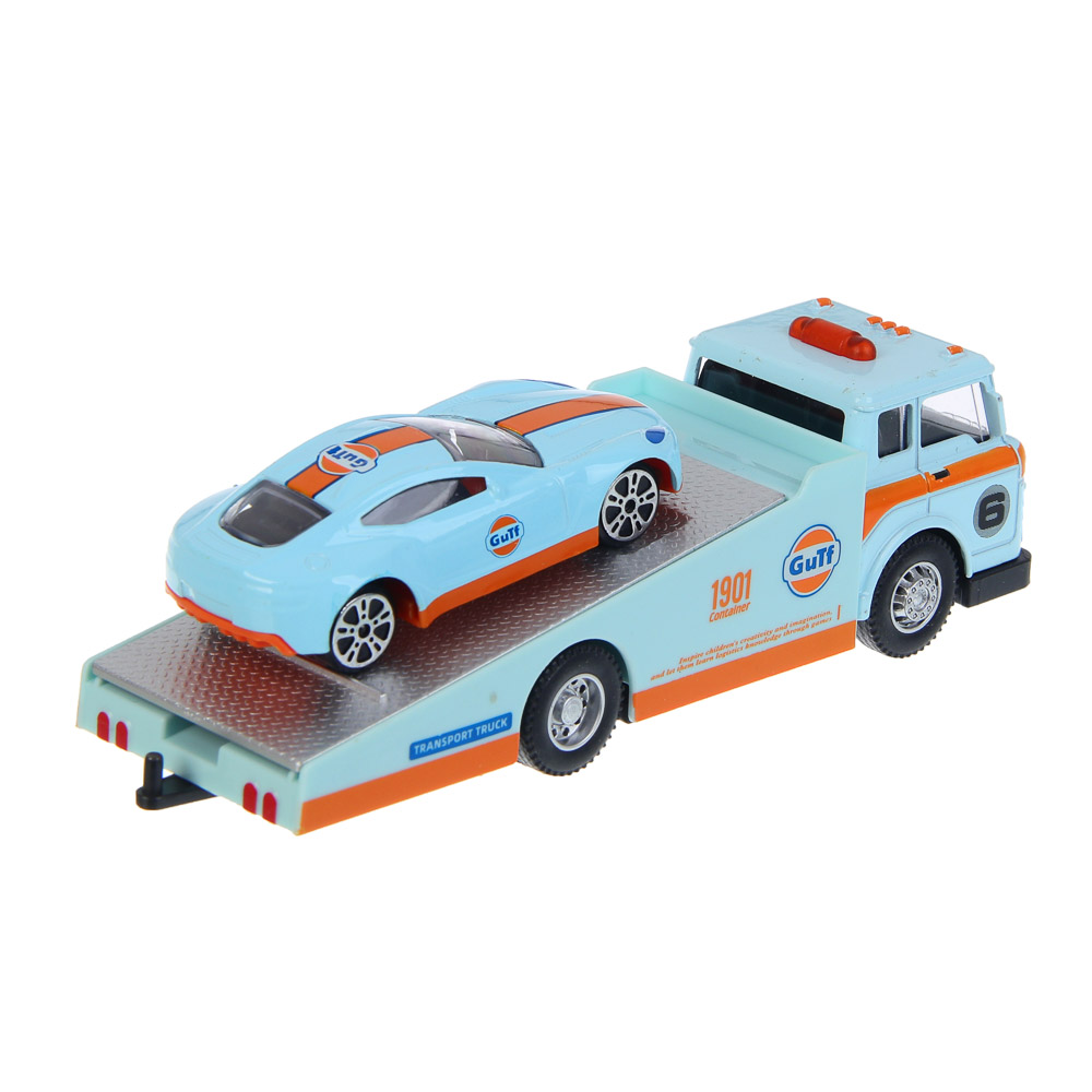 ИГРОЛЕНД Машина "Эвакуатор", инерция, 1 машинка, металл, пластик, 22,25х16 см, 3 дизайна - #7