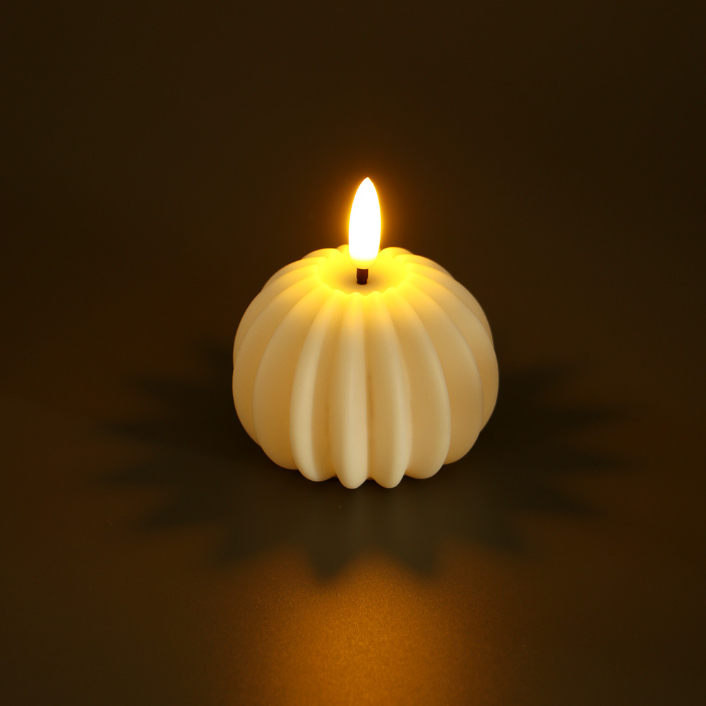 Светильник LED в форме свечи, 5,5-7х7,5-8см, 3хLR44, пластик, 2 вида - #9