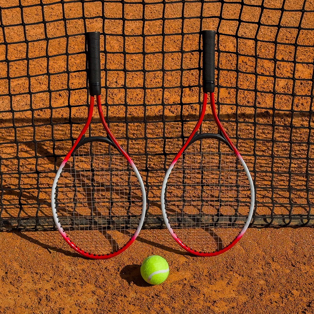Набор для большого тенниса: 2 ракетки, мяч, в чехле, металл, пластик, SILAPRO - #15