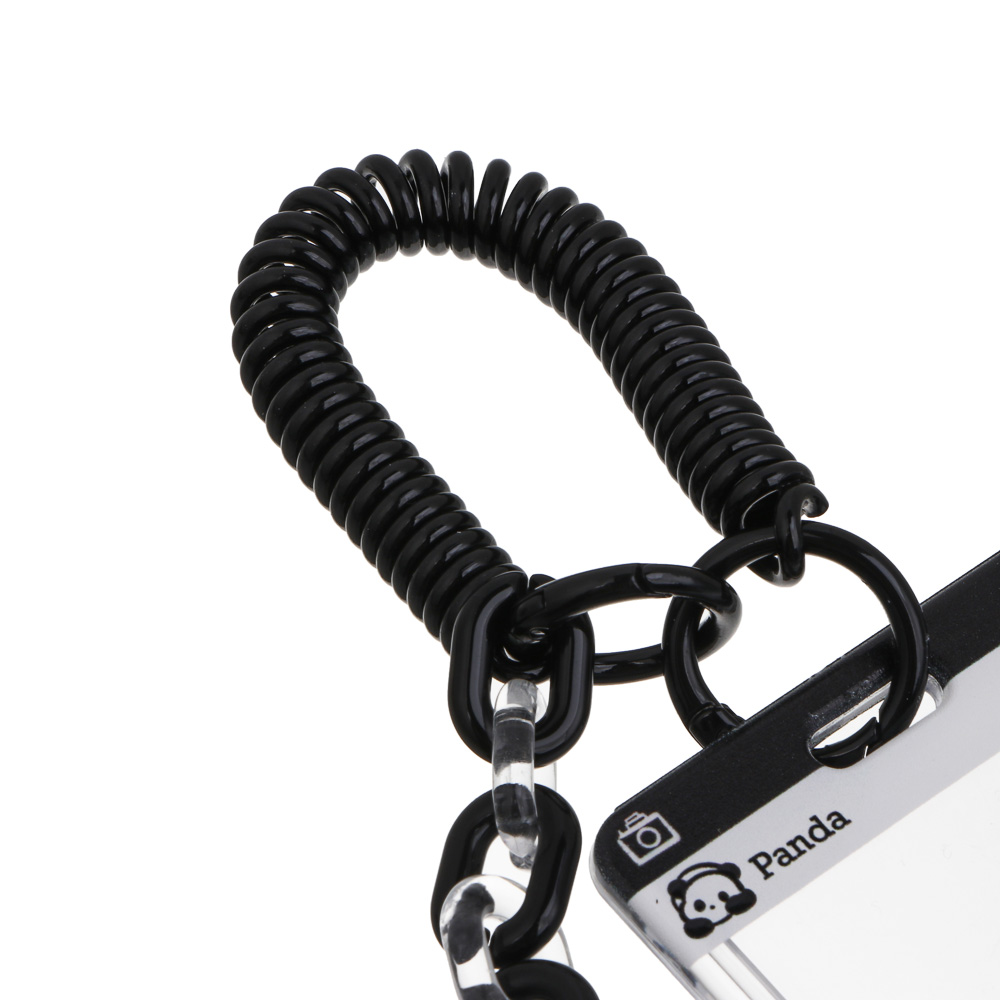 Чехол брелок для пропуска тм ЮL Pan-Da! на пружинке, пластик, металл, 10,5х6,5см, 4 дизайна - #5