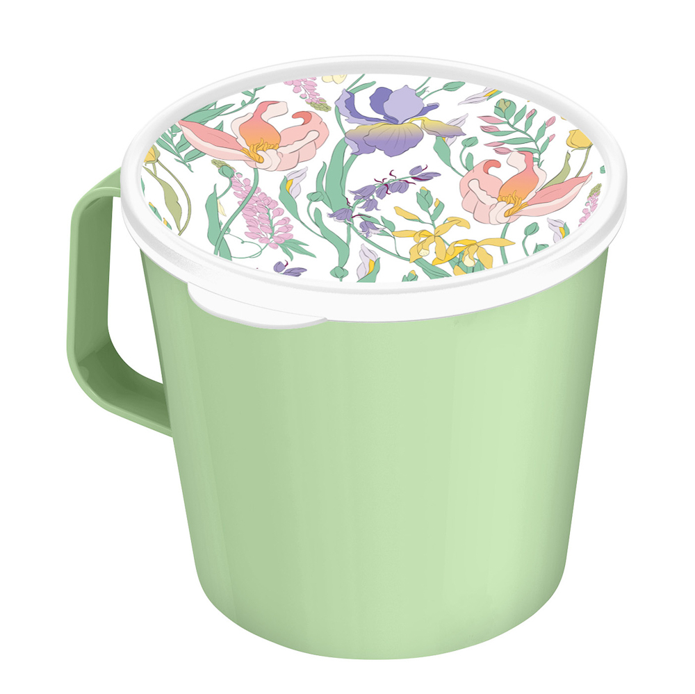 Ботаника Кружка с крышкой 750мл, пластик, 3 цвета - #3