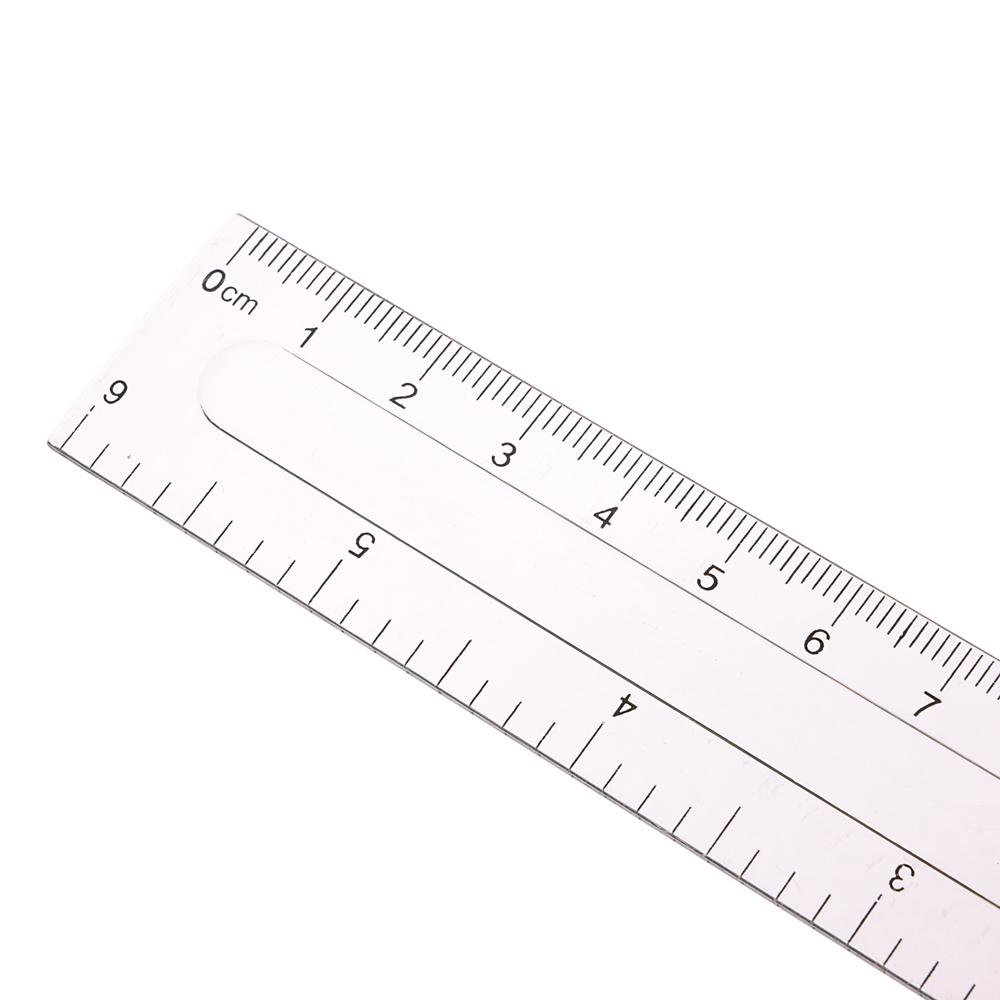 Линейка пластиковая 15см, прозрачная, в пакете, ПРОМО - #3