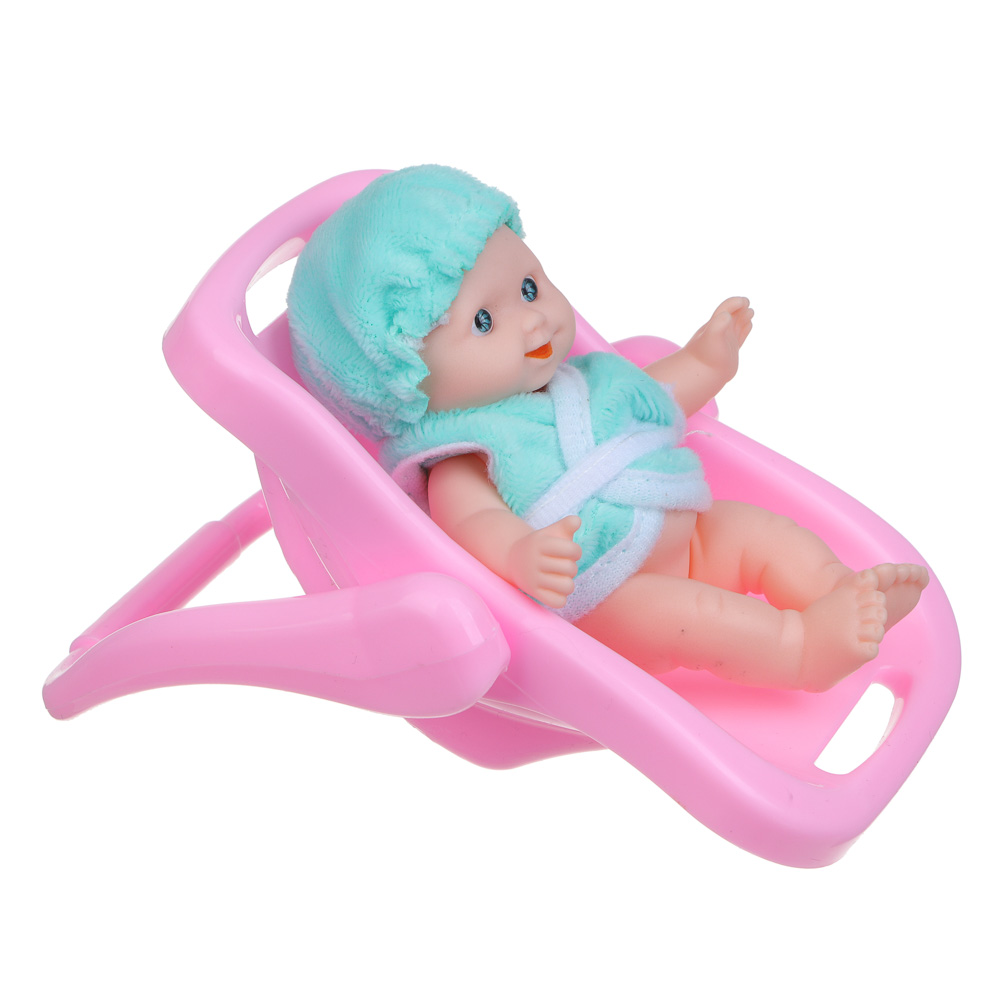 ИГРОЛЕНД Пупс в переноске, PP, 10х16х8см, 3 дизайна - #5