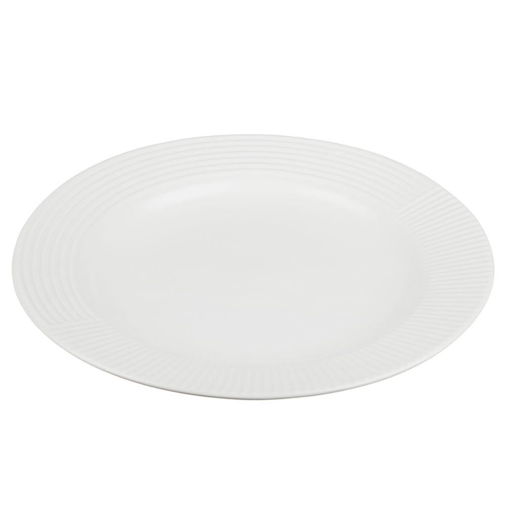 MILLIMI Монблан тарелка подстановочная 26,8см, керамика, белый - #2