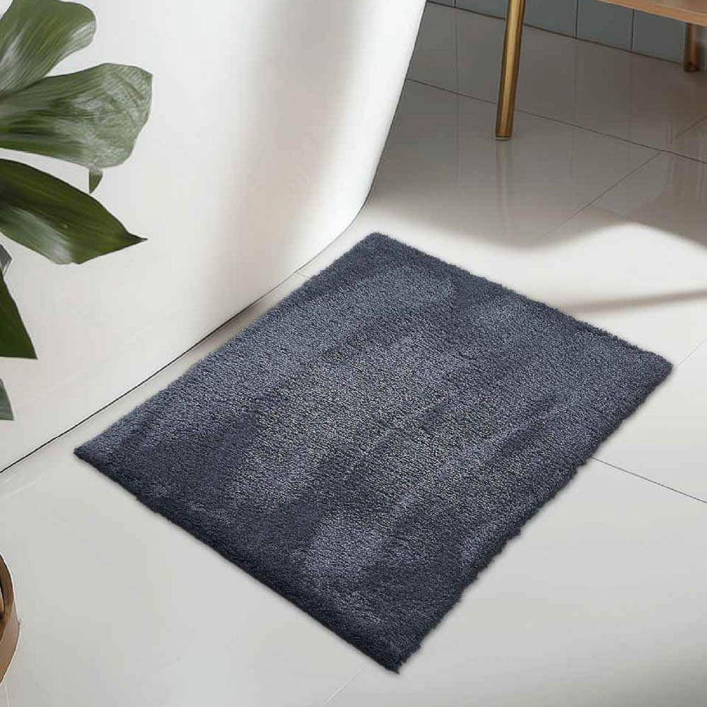 Коврик плюшевый 50х80 т.серый 03 - #7