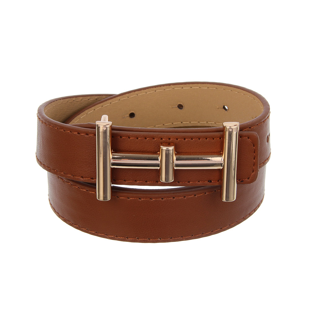 ЮL Ремень женский, ПУ, металл, ширина 2,3см, длина 95/105см, 2 цвета, РЖ25-01 - #2