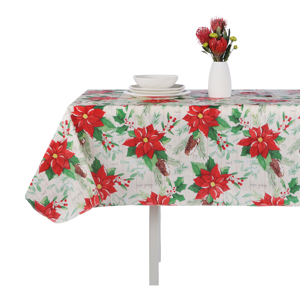 PROVANCE Щелкунчик Скатерть ПЕВА на текстильной основе, 132х178см, 50% полиэстер, 50% ПЕВА - #7