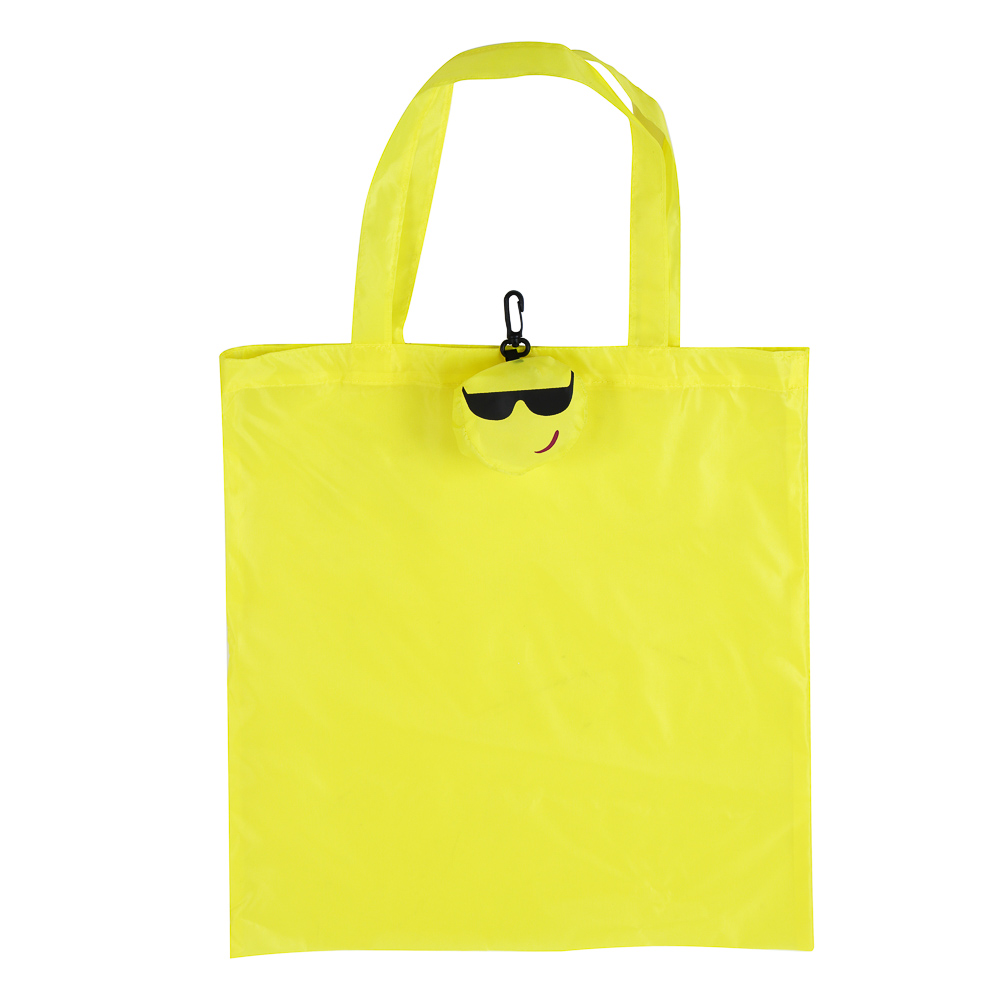 VETTA Сумка складная, смайлик, 39х40 см, ручка 25 см - #2