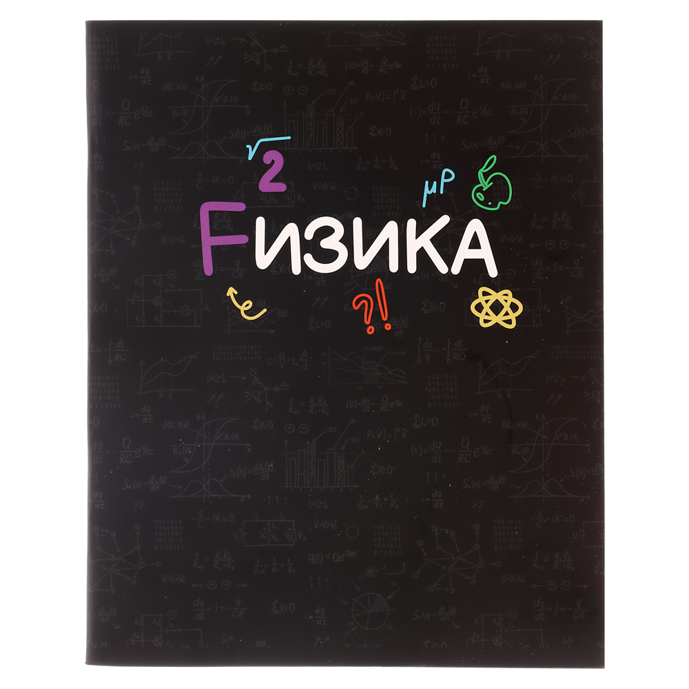 ClipStudio Тетрадь 48л. "Предметная", БЕЛЫЕ ЛИСТЫ, обл.картон, скрепка, 7 видов, справ.мат-л - #28