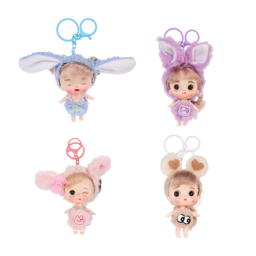 ИГРОЛЕНД Брелок-подвес "Куклёныш" в боксе-сюрприз, 10 см, ABS, PVC, 10х7х7 см, микс - #1