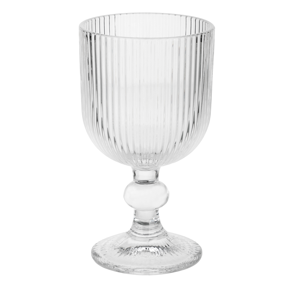 MILLIMI Бокал для вина Грея, 240мл, стекло, прозрачный, рифленый - #2