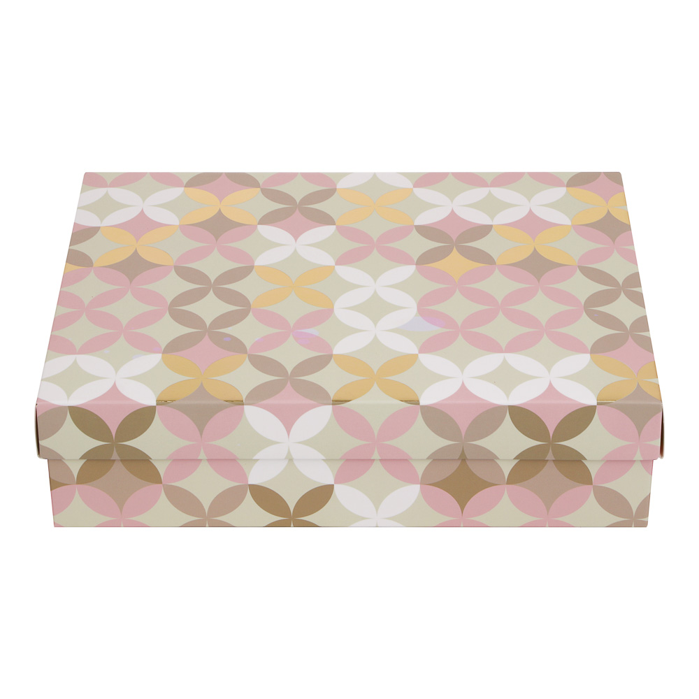 Коробка складная 27x20,5x6,8см, бумага, 4 дизайна - #4