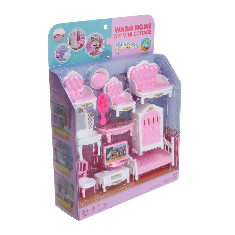 ИГРОЛЕНД Мебель для куклы, ABS, картон, 23х7х30,5 см, 3 вида - #8