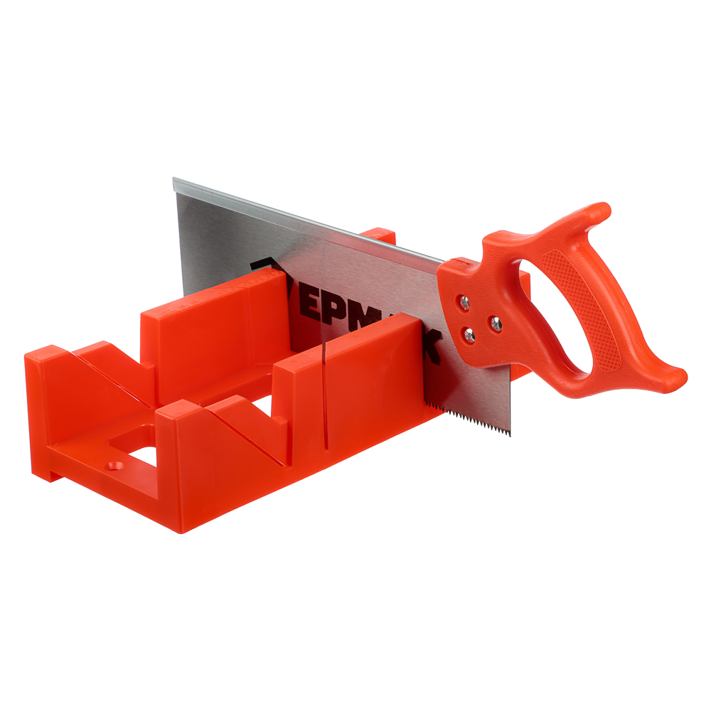 ЕРМАК Набор: стусло и ножовка 300мм, зубья высотой 4мм, шаг 4мм - #4