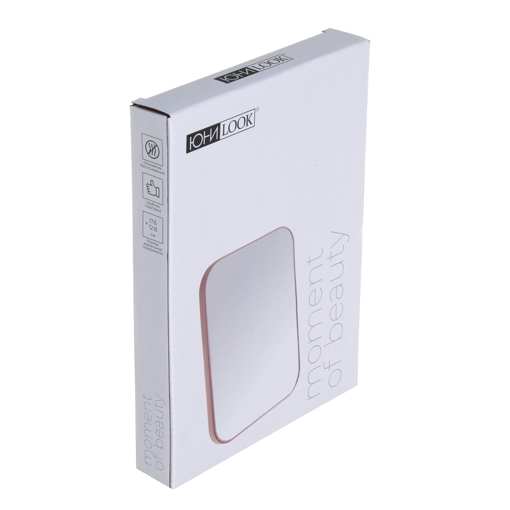 ЮНИLOOK Зеркало настольное, пластик, стекло, 13х18см, 4 цвета, ЗН19-1 - #5