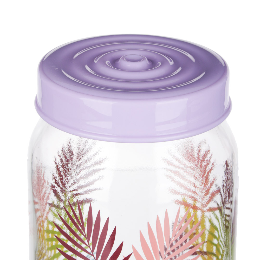 Банка для сыпучих продуктов HEREVIN Тропики, стекло, 1 л - #3