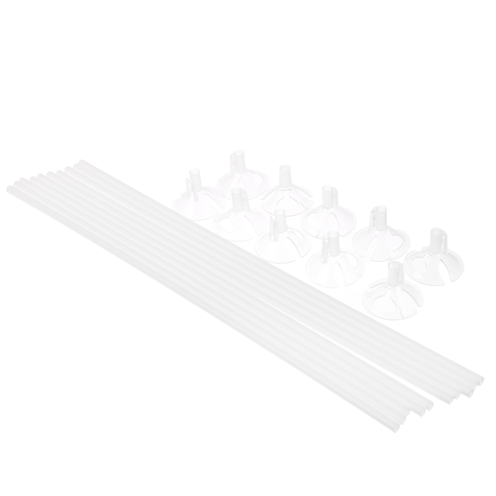 Комплект Палочка+Розетка Белые, 10шт - #1