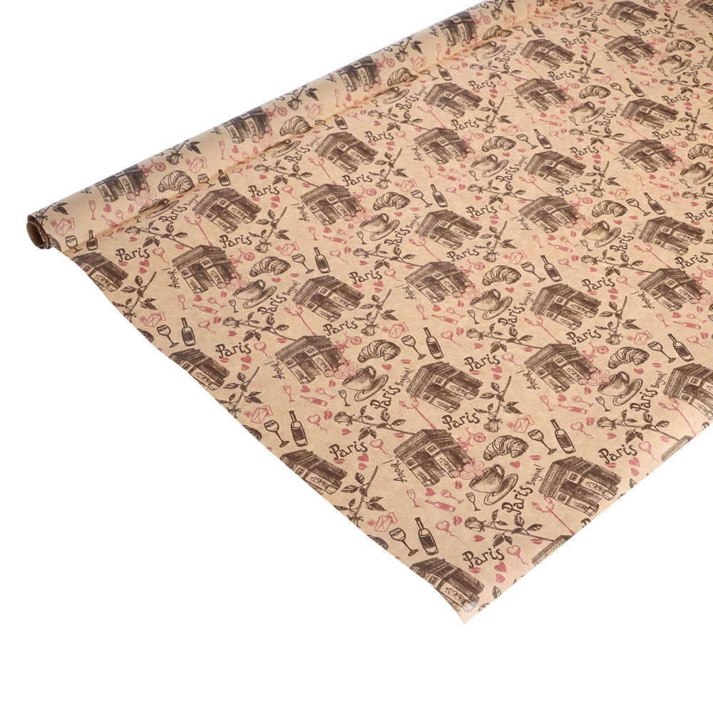 Бумага упаковочная, 70х100см, в ассортименте - #6