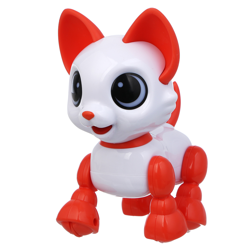 ИГРОЛЕНД Игрушка "Интерактивный питомец" котенок, ABS, звук, свет, движ., 2хAAA, 12,5х8х13,5 см - #7