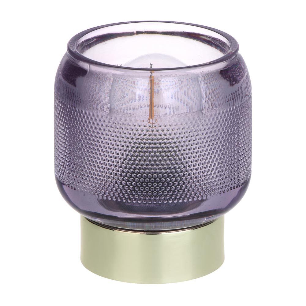 Светильник LED, 9х9х10 см, металл, стекло, 2xААА - #3