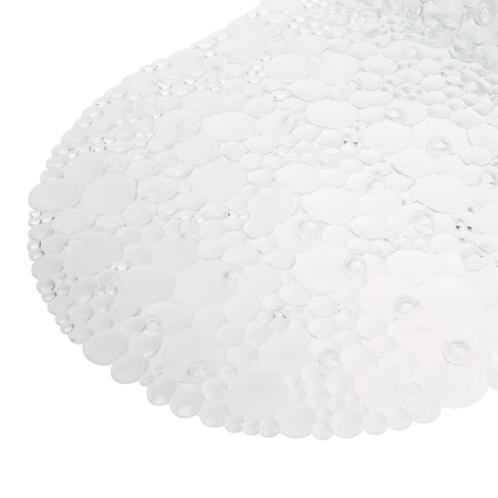 Коврик противоскользящий в ванную "Линза" 67см*38см, прозрачный - #2