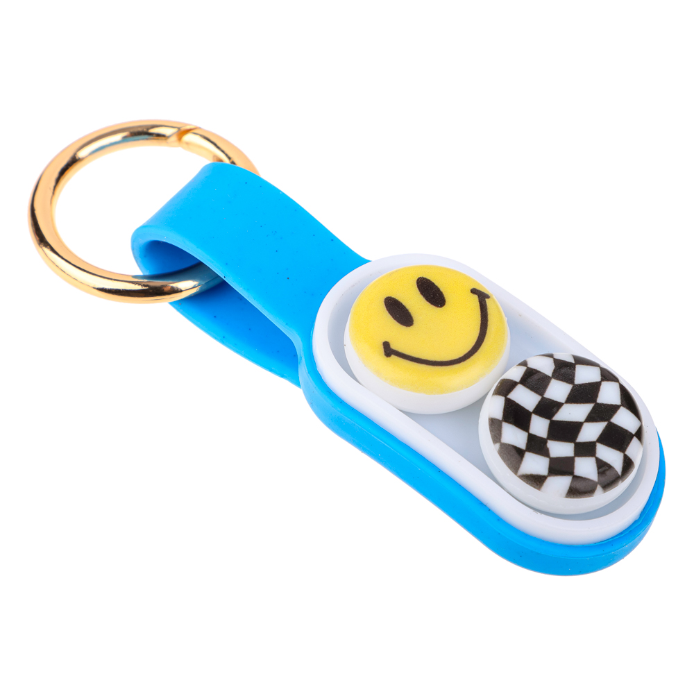 Игрушка антистресс "PPOPUCK", брелок, пластик, магнит 8х12х2см, 12 диз. - #43