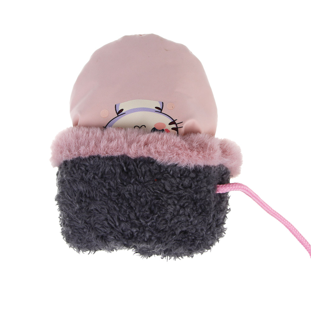 GALANTE Рукавицы детские на флисе на веревке, р.12, 100% полиэстер, разноцветные, ОЗ25-38 - #5