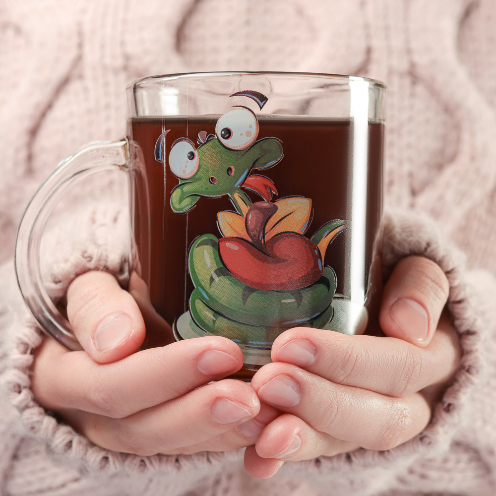 С Новым годом Кружка 320мл, стекло, 3 дизайна - #6