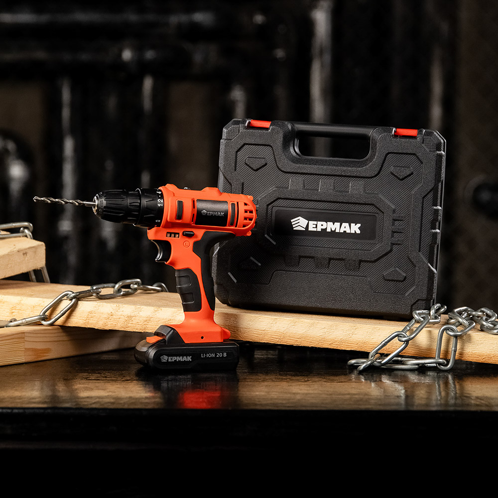 ЕРМАК Набор электроинструмента 29 предметов, шуруповерт 20В (2А*ч, 2шт, 35Н*м) (ONE) - #15