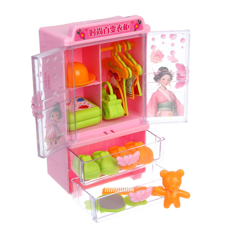 Мебель для кукол с гардеробом, PP, ABS, тм ИГРОЛЕНД - #5